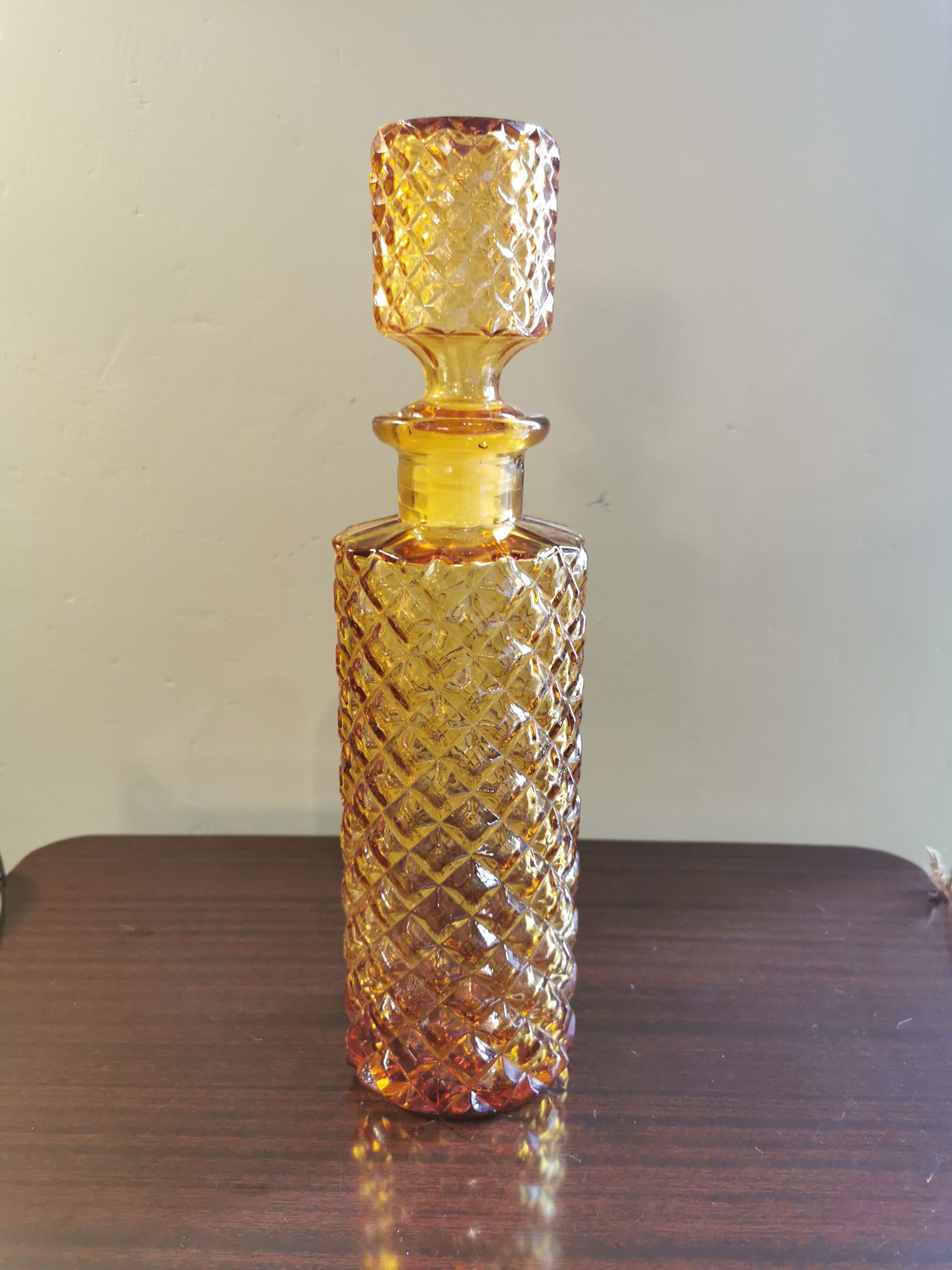 Carafe vintage pointe de diamant