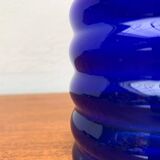 Glass vase from the GDR, mid-century from Veb Glaswerk Harz Derenburg, 1960s.