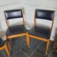 4 chaises scandinave des années 60