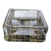 Vintage ashtray / pocket tray lumax – modernist design 12x12 cm