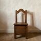 Antique solid oak chair
