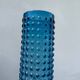 Vase en verre bleu Gral 1960