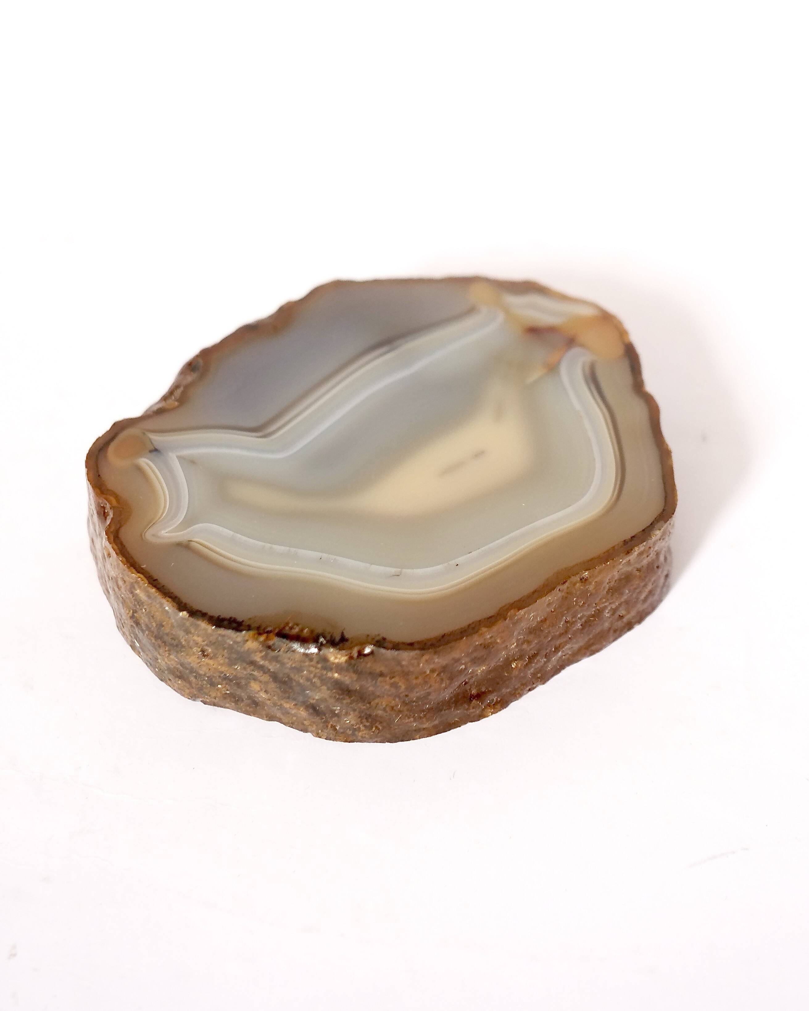 agate stone jewellery dish