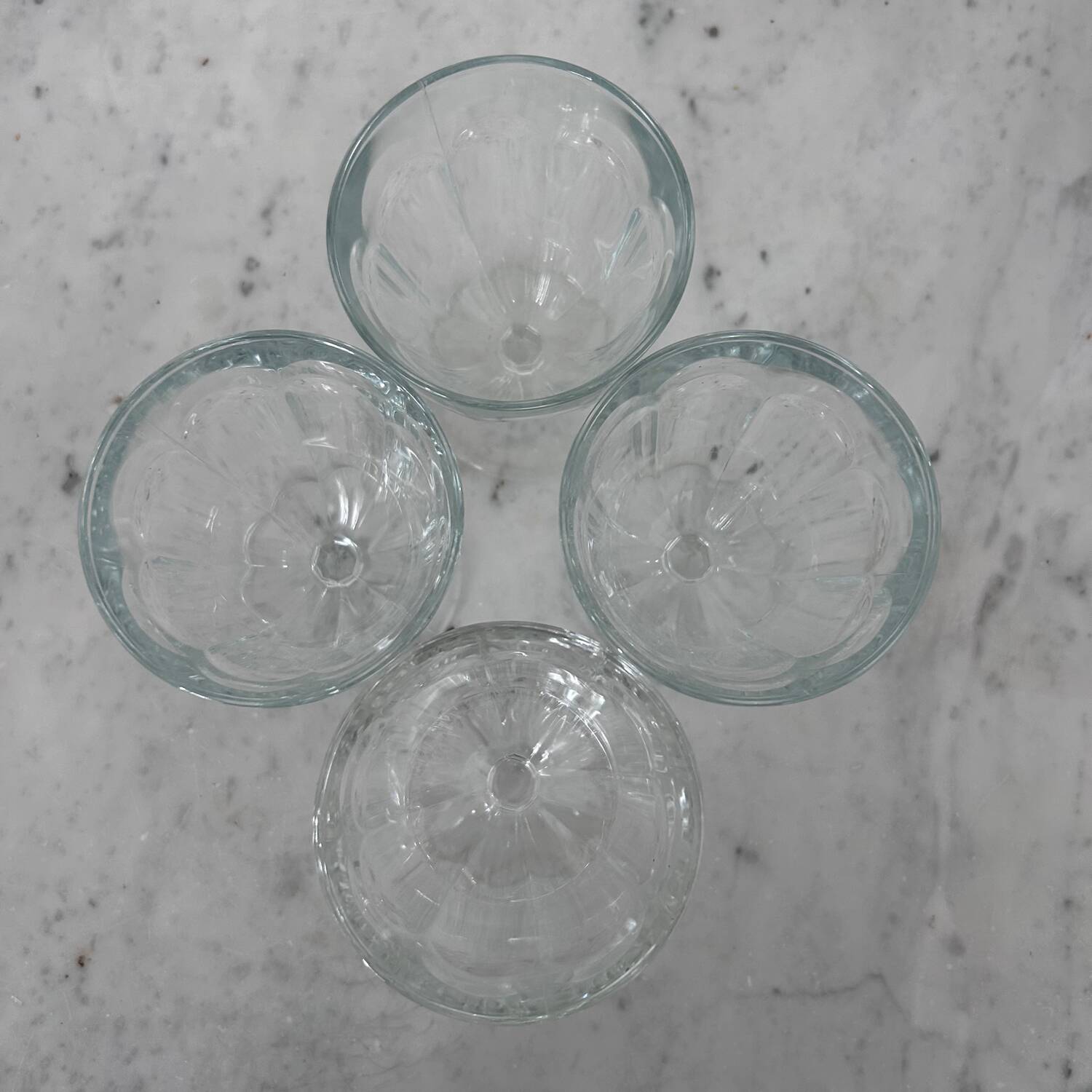 Set of 4 water and wine glasses Habitat