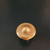 6 boutons de meuble en laiton patiné 25mm