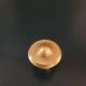 6 patinated brass furniture knobs 25mm
