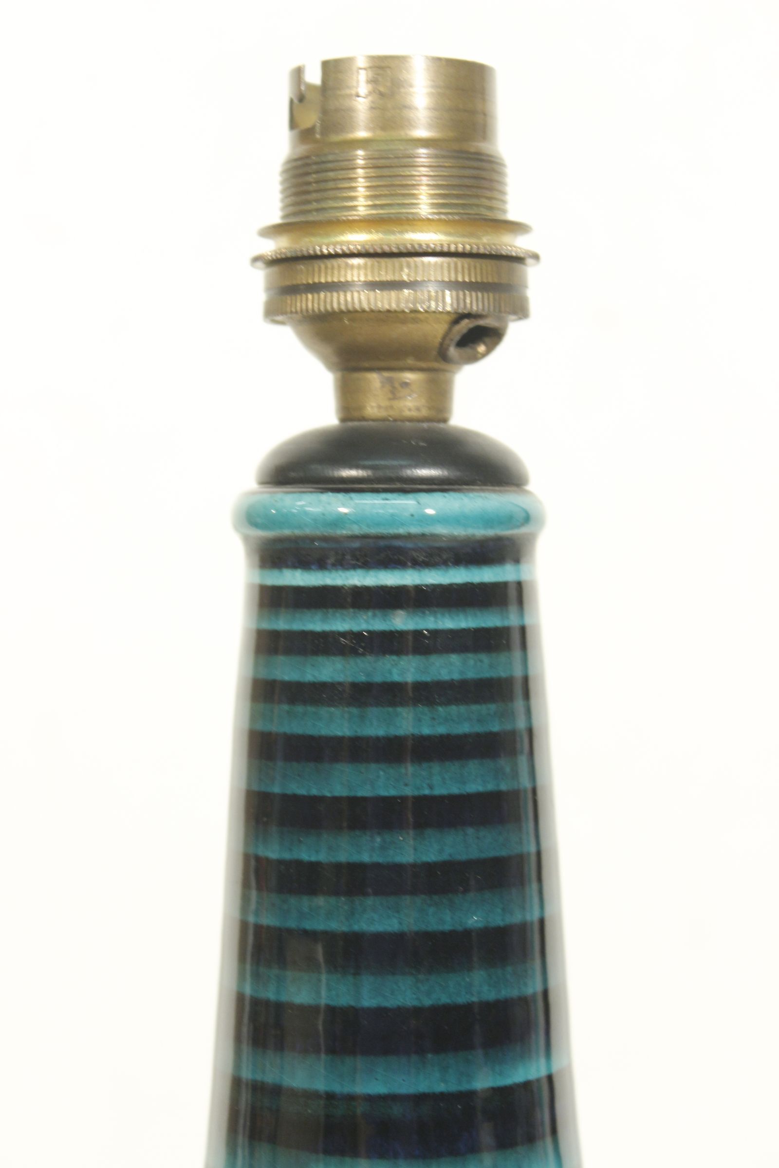Ceramic lamp base from the Müller workshops in Lucerne Switzerland 1950s