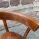 Paire de chaises bistrot bois courbé  1950
