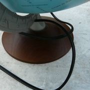 illuminated world map wooden base Teccnodidattica