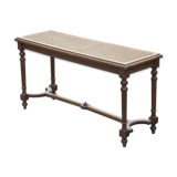 Cane piano bench