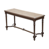 Banc de piano canné