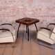 Bauhaus Leather FN21 Armchairs from Mücke-Melder, Czech, 1930s, Set of 2