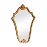 Golden mirror 68x43 cm