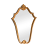 Golden mirror 68x43 cm