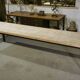 Grande table de ferme en pin XXème