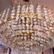 Grand vintage cascade chandelier from the 1960s.