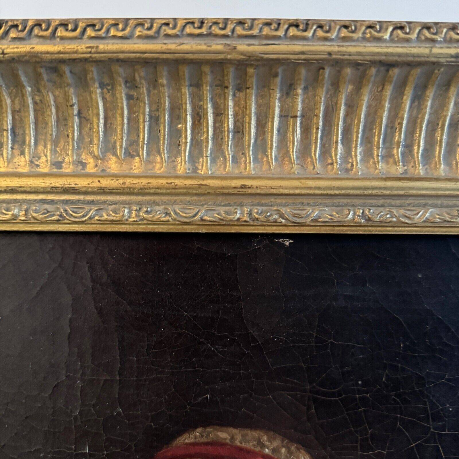 Late 19th century portrait representing a woman with a headdress and lace