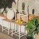 Paire de chevets d'internat vintage