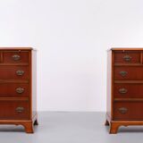 Heldense Exclusive English furniture Cherry wood cabinets 1970s