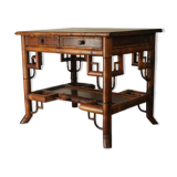 Old colonial style bamboo desk