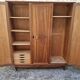 3-door walnut wardrobe