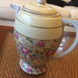 Coffee maker and vintage milk jar D.R.B. Limoges