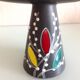 Chandelier in anthracite cermal style Scandinavian / vintage 50-60s