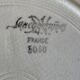 6 antique flat plates in Sarreguemines earthenware