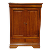 Small cherry wood bookcase in Louis Philippe style.