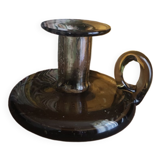 Glass paste candle holder