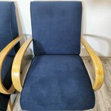 Armchairs by Jindrich Halabala for Up Závody, Set of 3