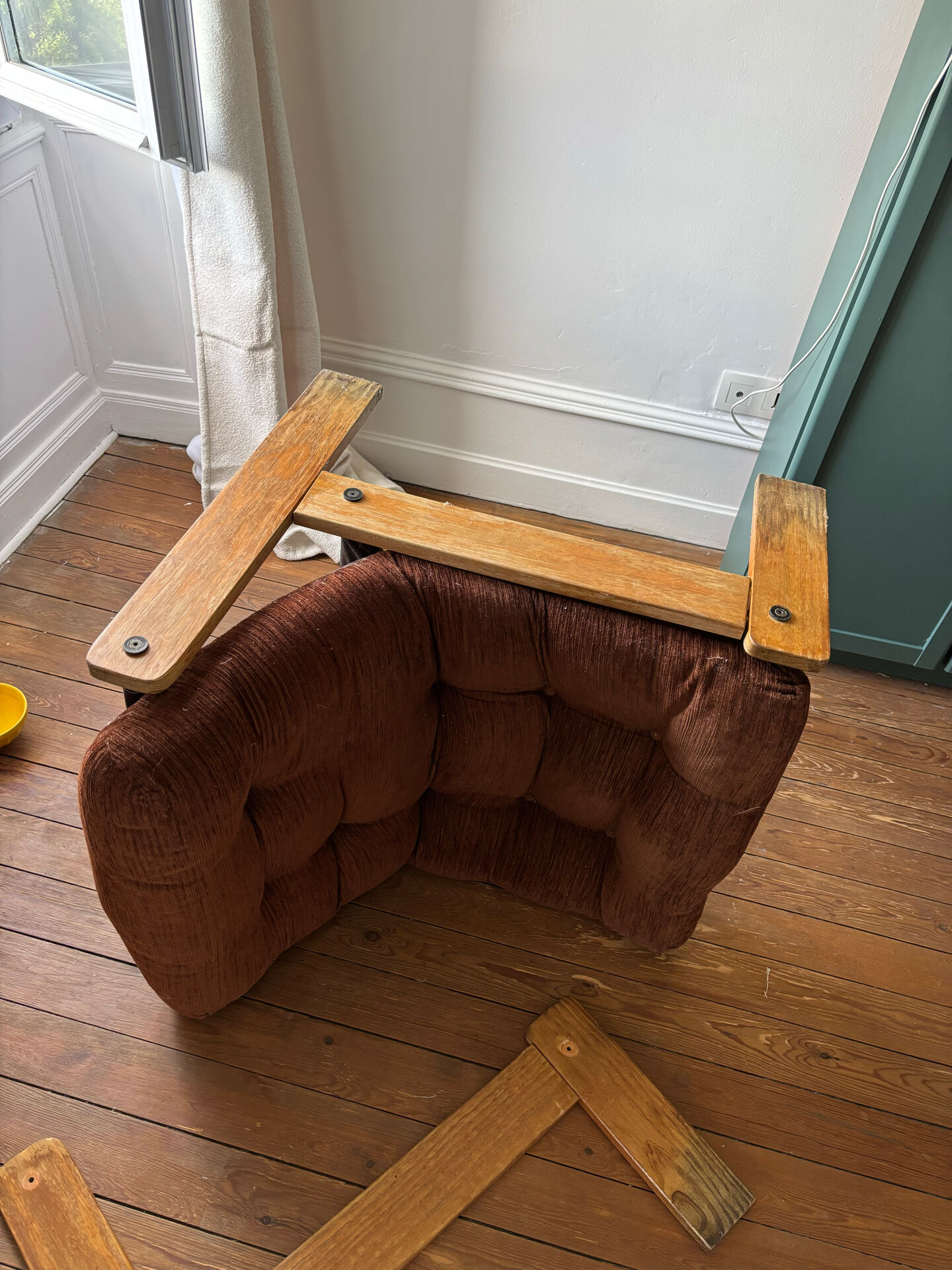 Scandinavian armchair - 1970s brutalist