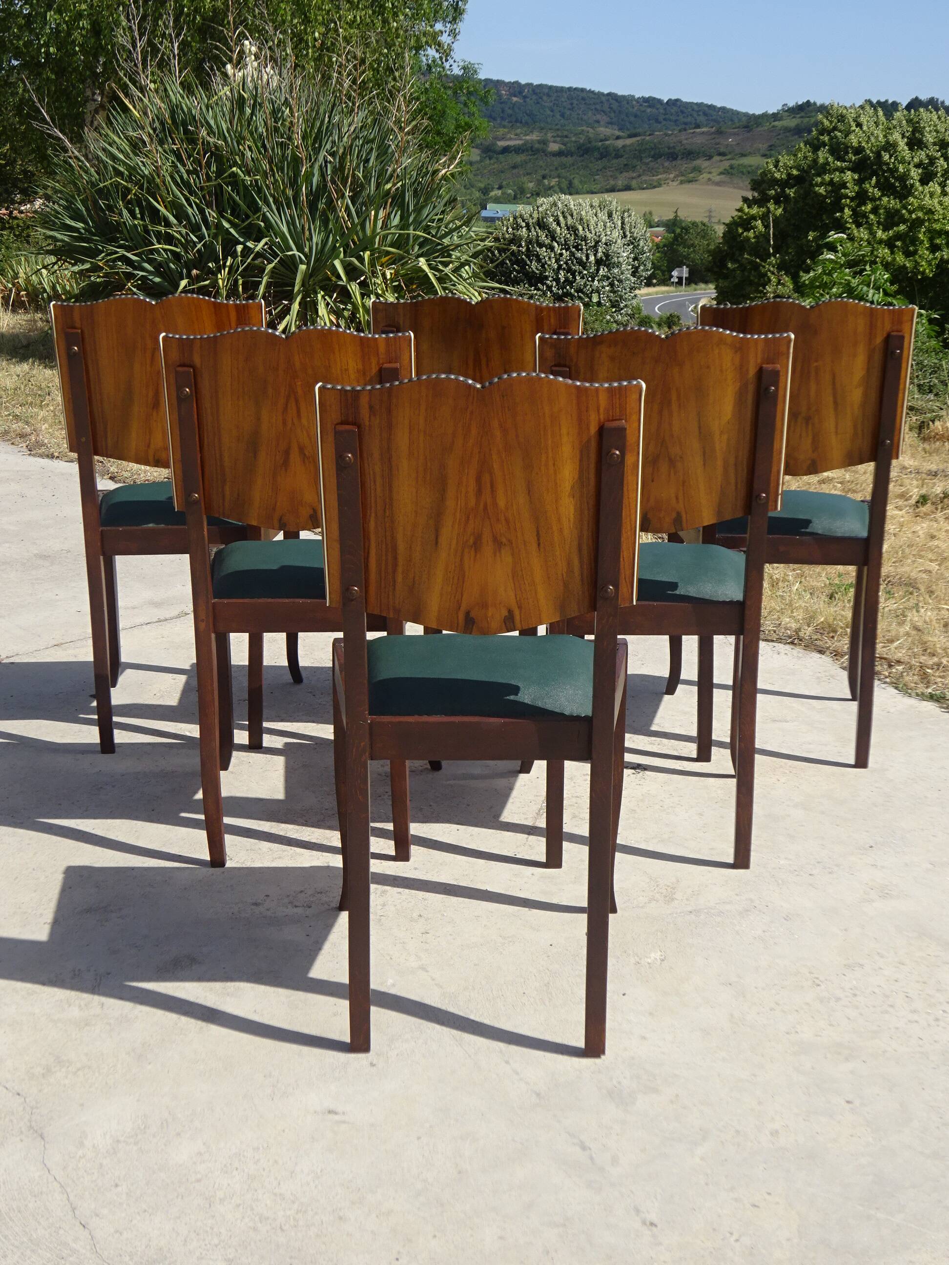 Restored Art Deco chairs, the 6.