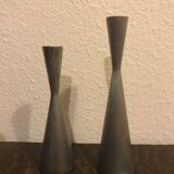 Pair of candlesticks, metal