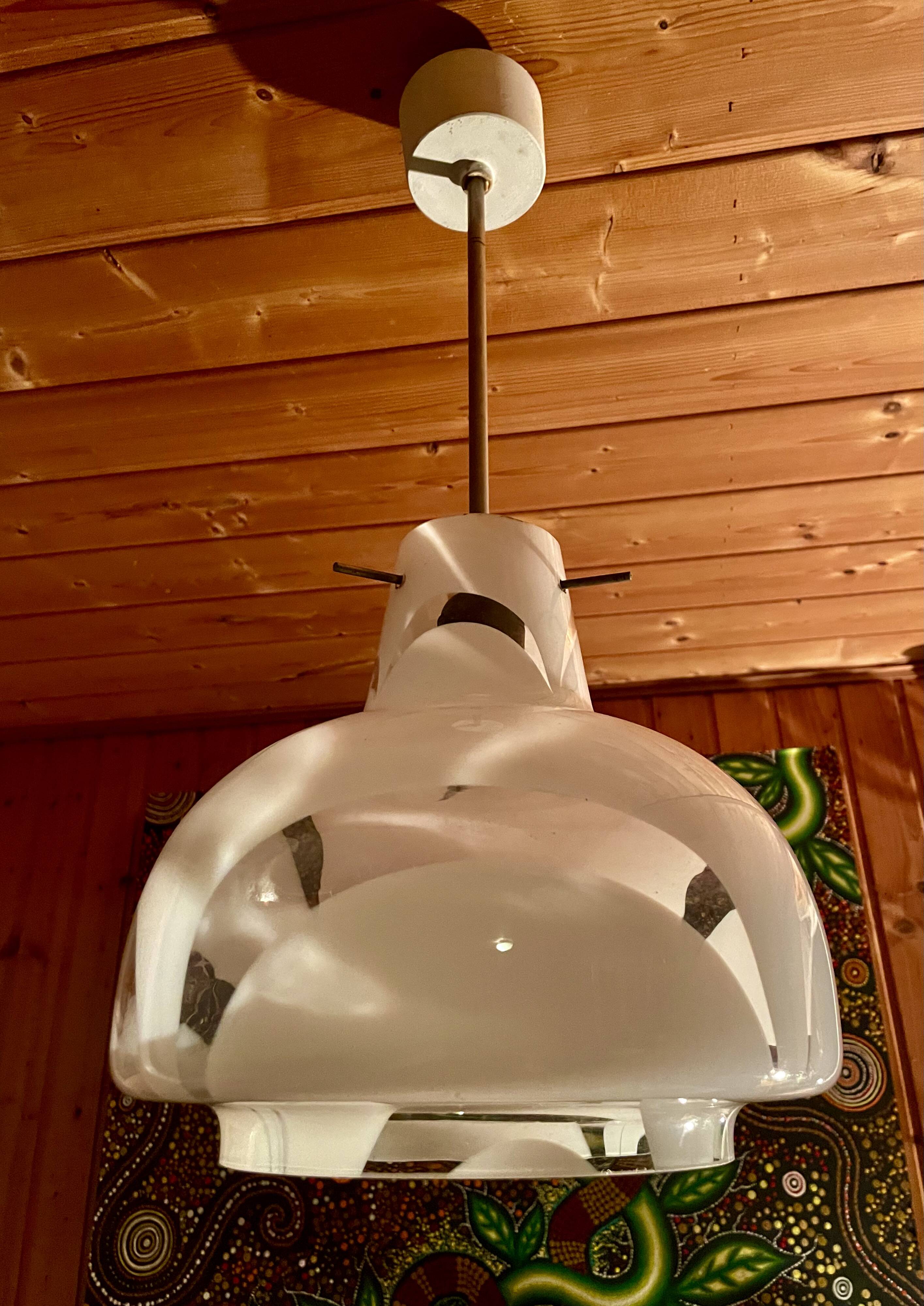 Italian Murano glass chandelier, vintage pendant light, from the 60s