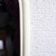Vintage rattan mirror