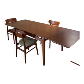 Table scandinave vintage en teck « Ursula »