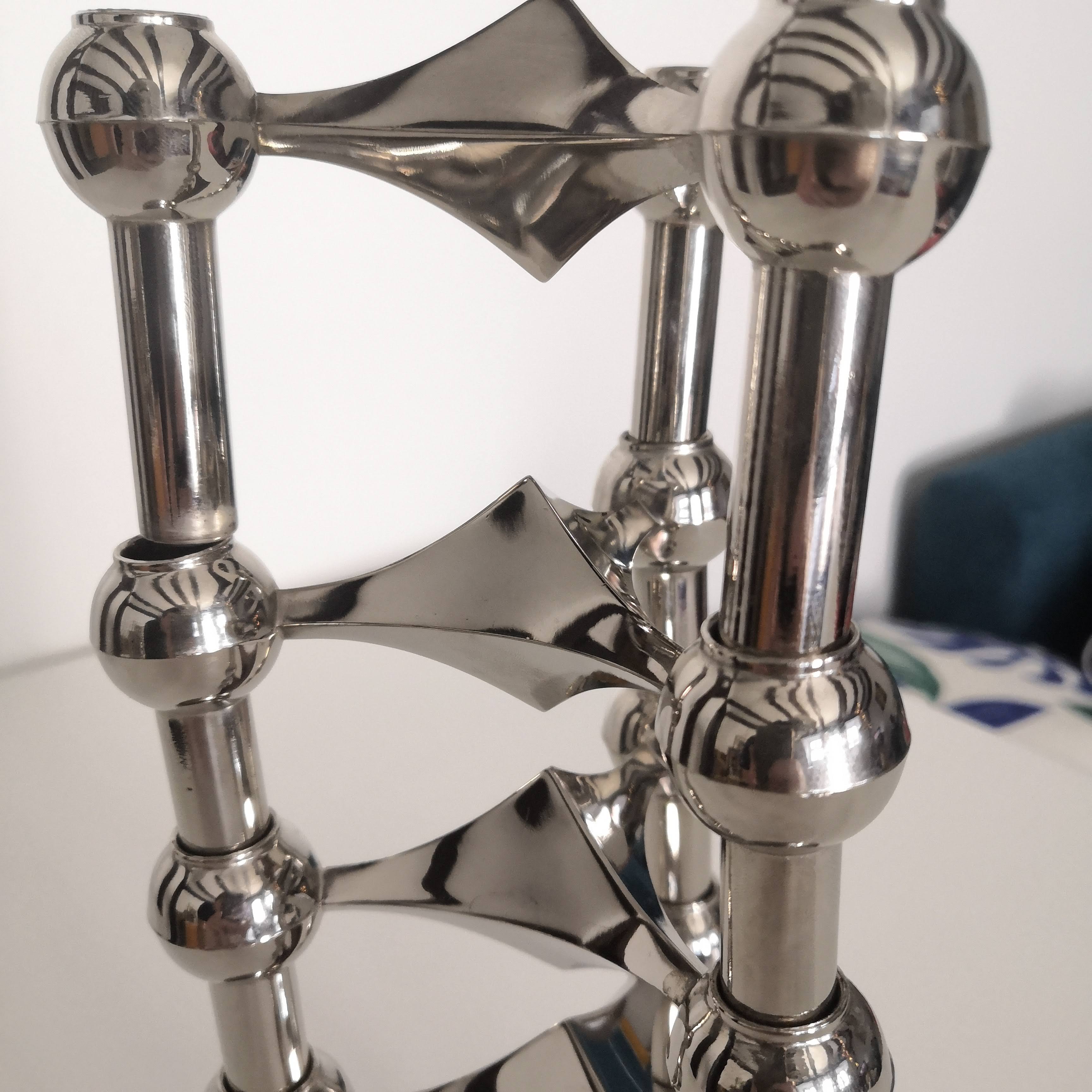 6 Nagel modular candle holders