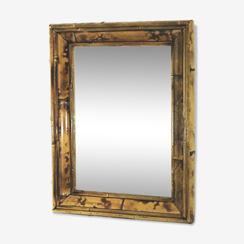 Miroir canne 1960 55x62cm