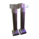 Pair of greek columns in painted resin