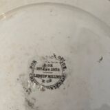 Duo d'assiettes Creil & Montereau, XIXème s.