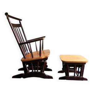 fauteuil lounge à bascule