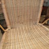 Fauteuils rotin ancien