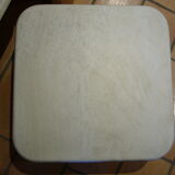Low tables in travertine