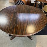 Vintage round table 1 extension rosewood 70's