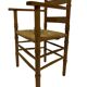 Art Deco chair minimalist oak wicker minimalist design