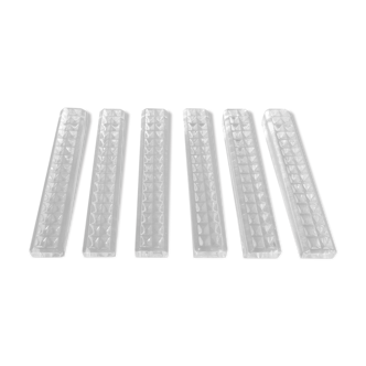 6 Arques crystal knives