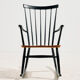 Rocking chair in beech by Roland Rainer for Hagafors
