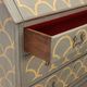 Antique drop-leaf secretary cabinet, neoclassical style, walnut, 20th century.
