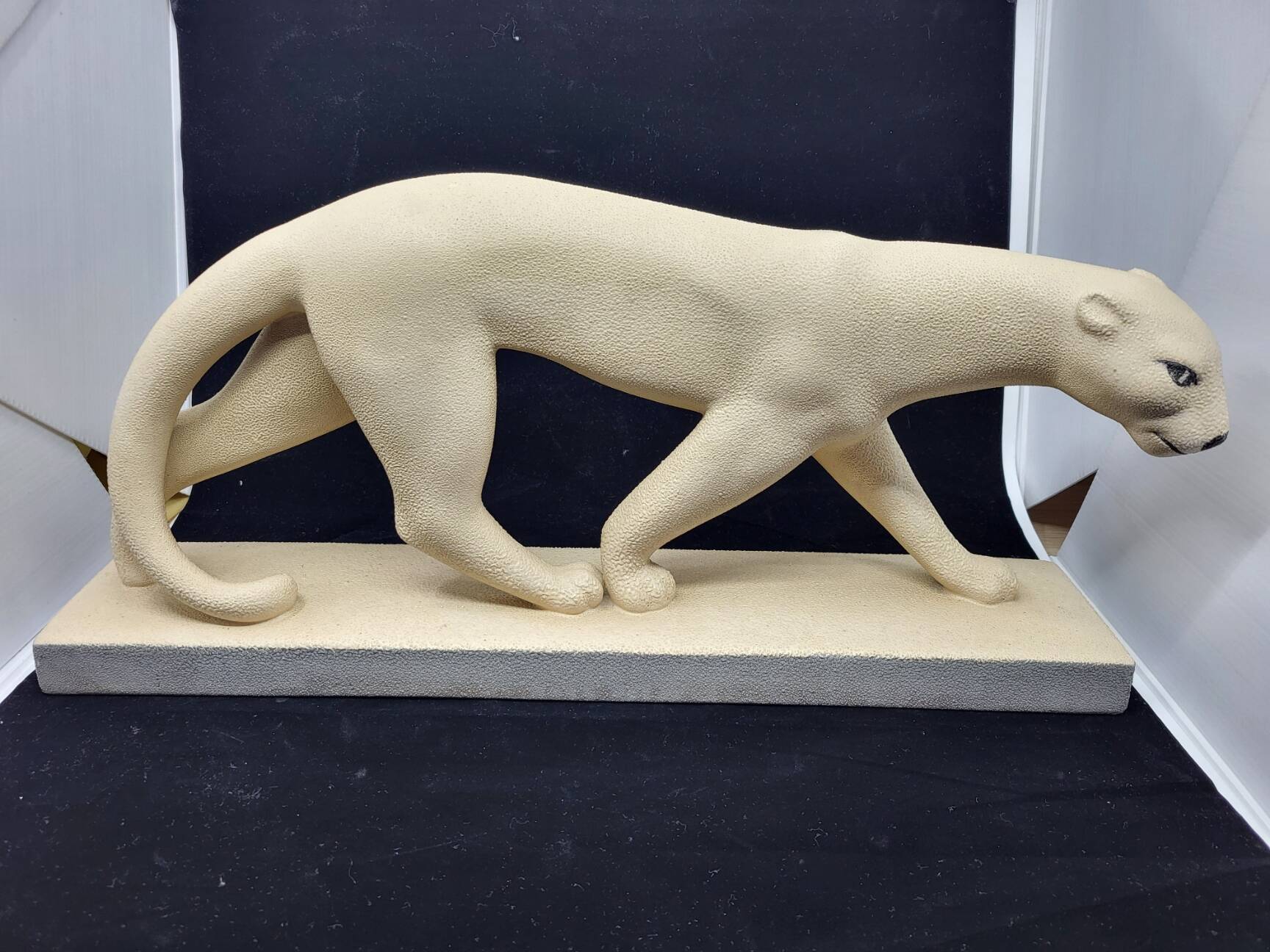 Saint Radegonde Panther in ceramic Art Deco France 1935